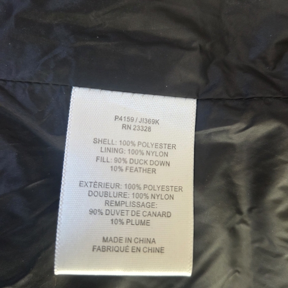 Pendleton Chalet Black & Red Striped Water Resistant Packable Down Women's Vest - Picture 3 of 9